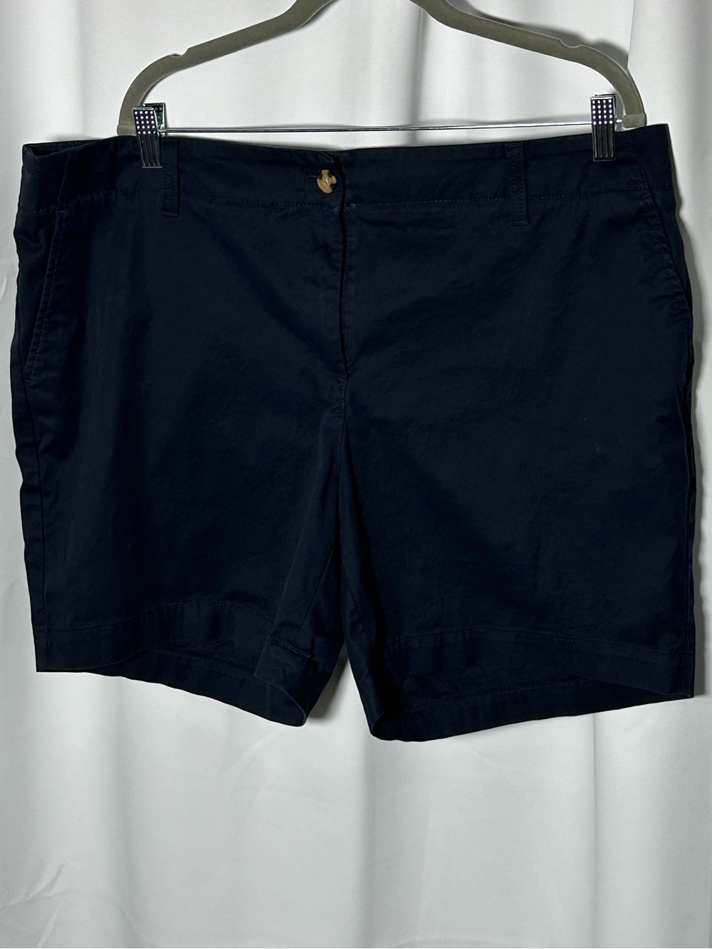 Talbots relaxed 7inch chino Classic Women's Navy shorts